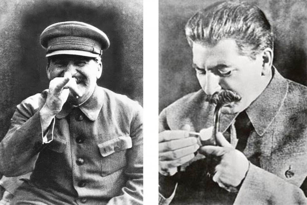 Сталин Иосиф Виссарионович с трубкой