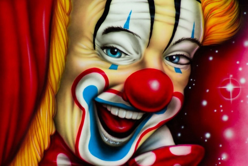 Клоун в цирке
