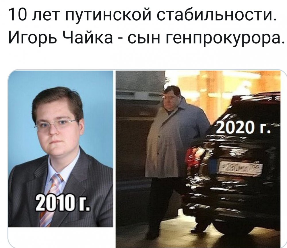 Чайка сын генпрокурора мемы