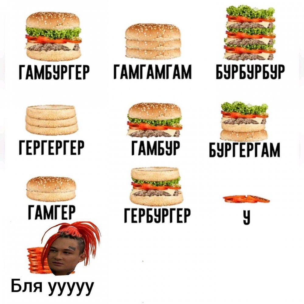 Мемы про бургеры