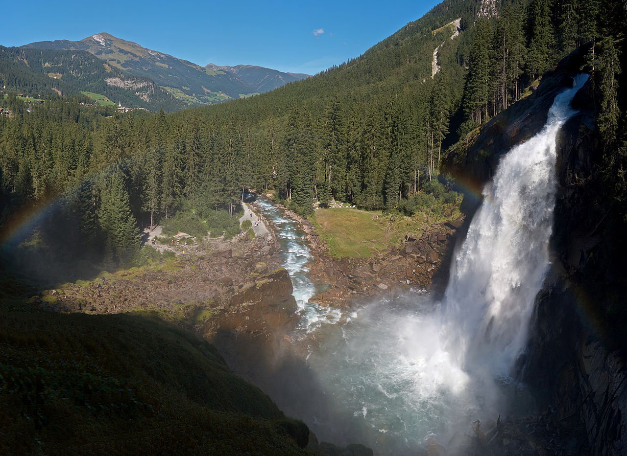 водопад кримль австрия