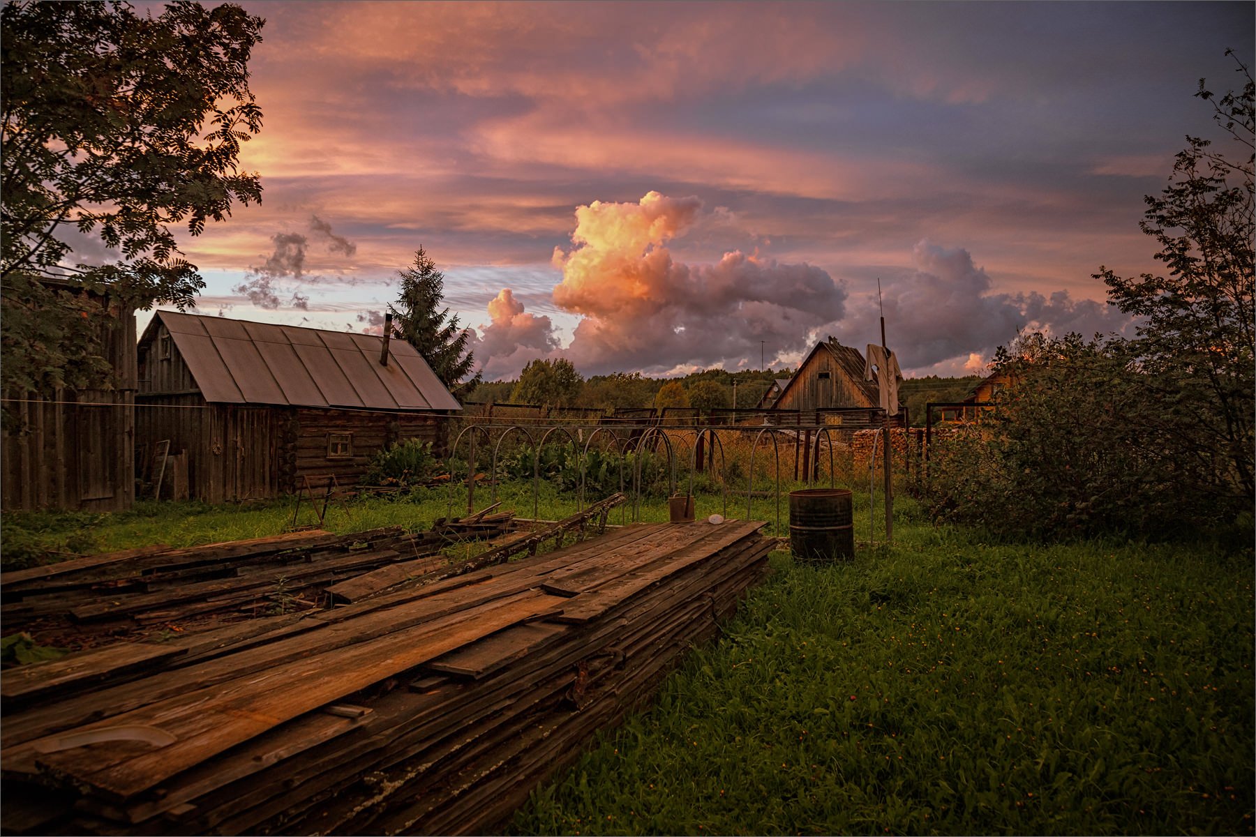 Поселок русская деревня