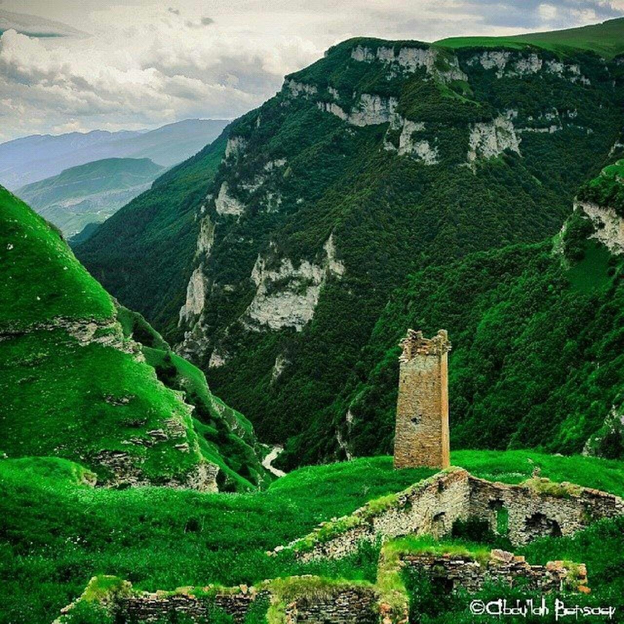 Чечня природа башни