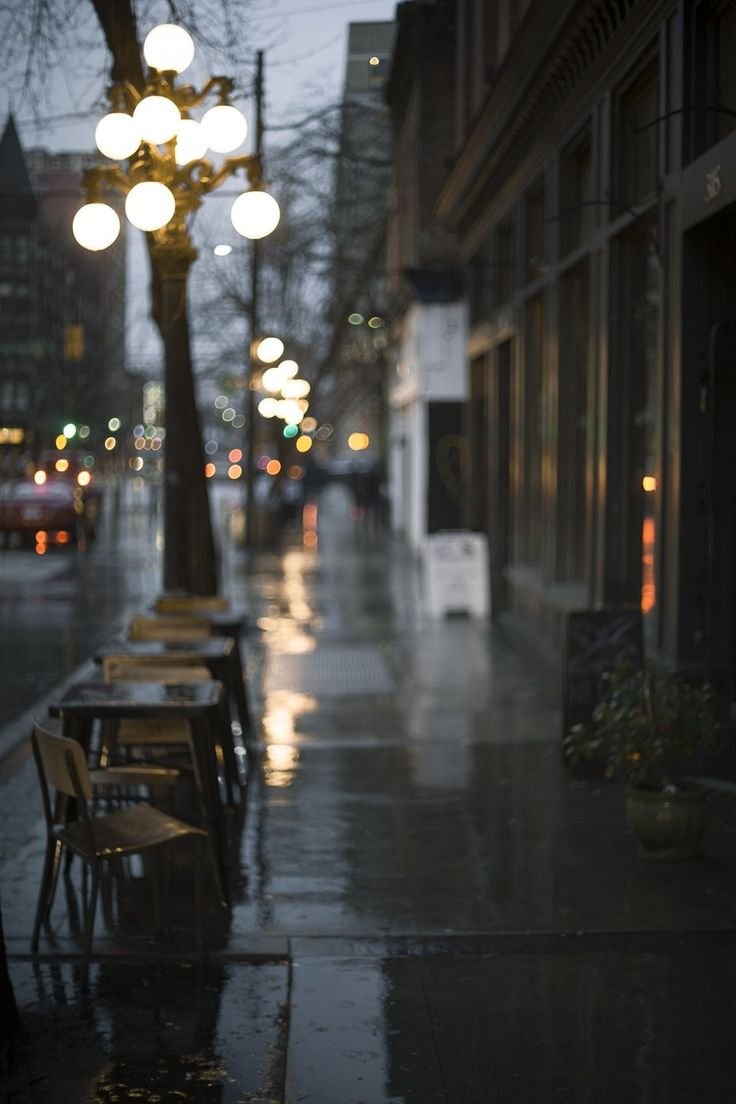 Дождь на улице