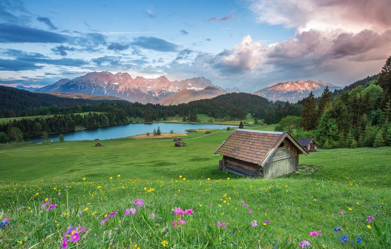 Альпийские Луга Швейцария