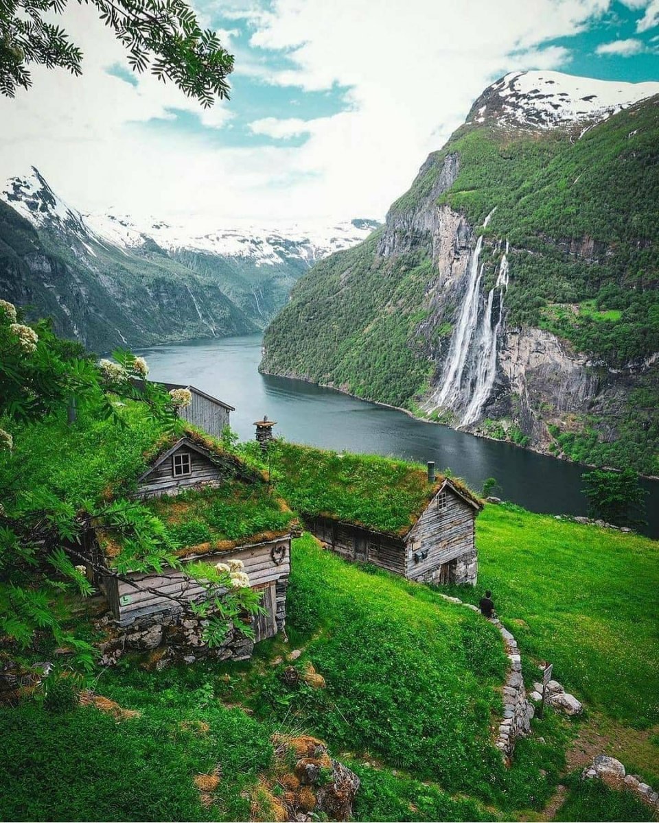 Гейрангер деревня Норвегия