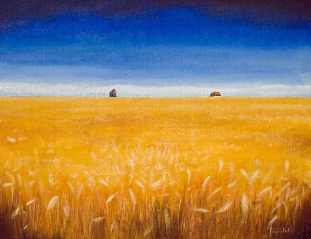Конин художник пшеничное поле