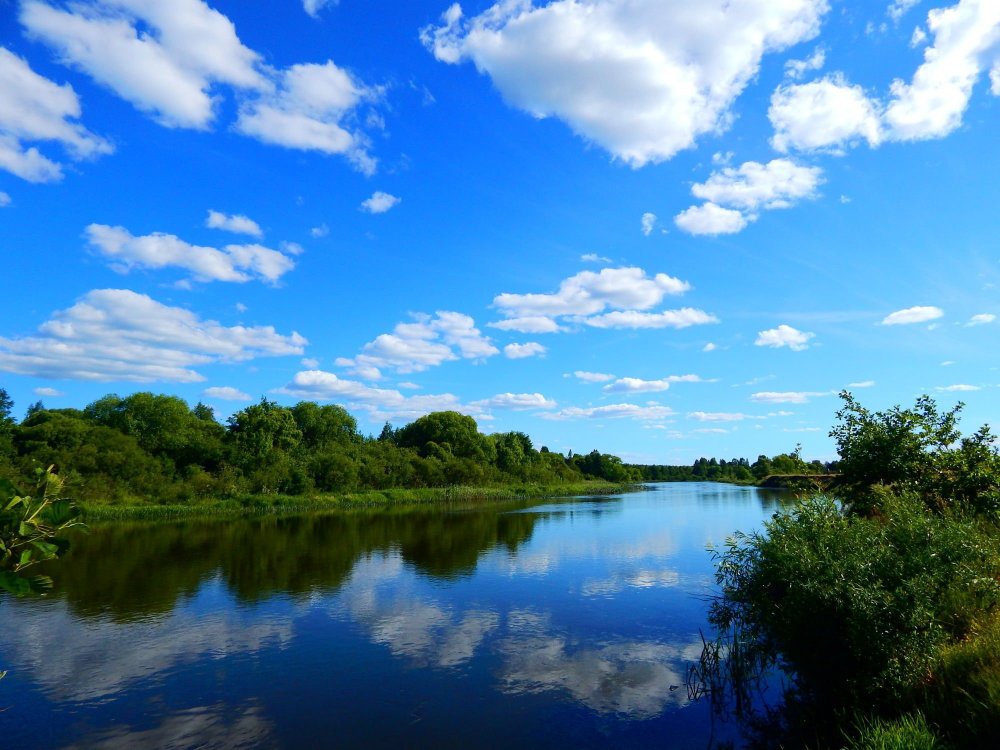 Река Вилия в Беларуси