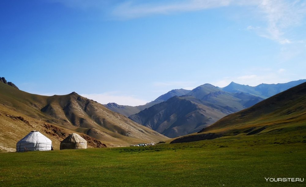 Киргизия Чуйская Долина юрта