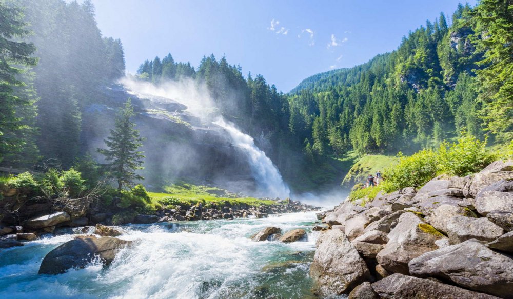 Каскад водопадов Кримль