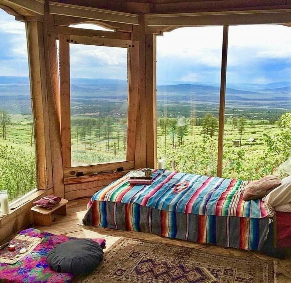 Панорамные окна с видом на природу