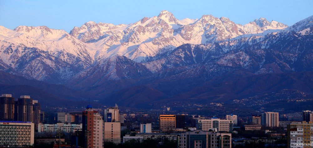 Алма-Ата вид на горы