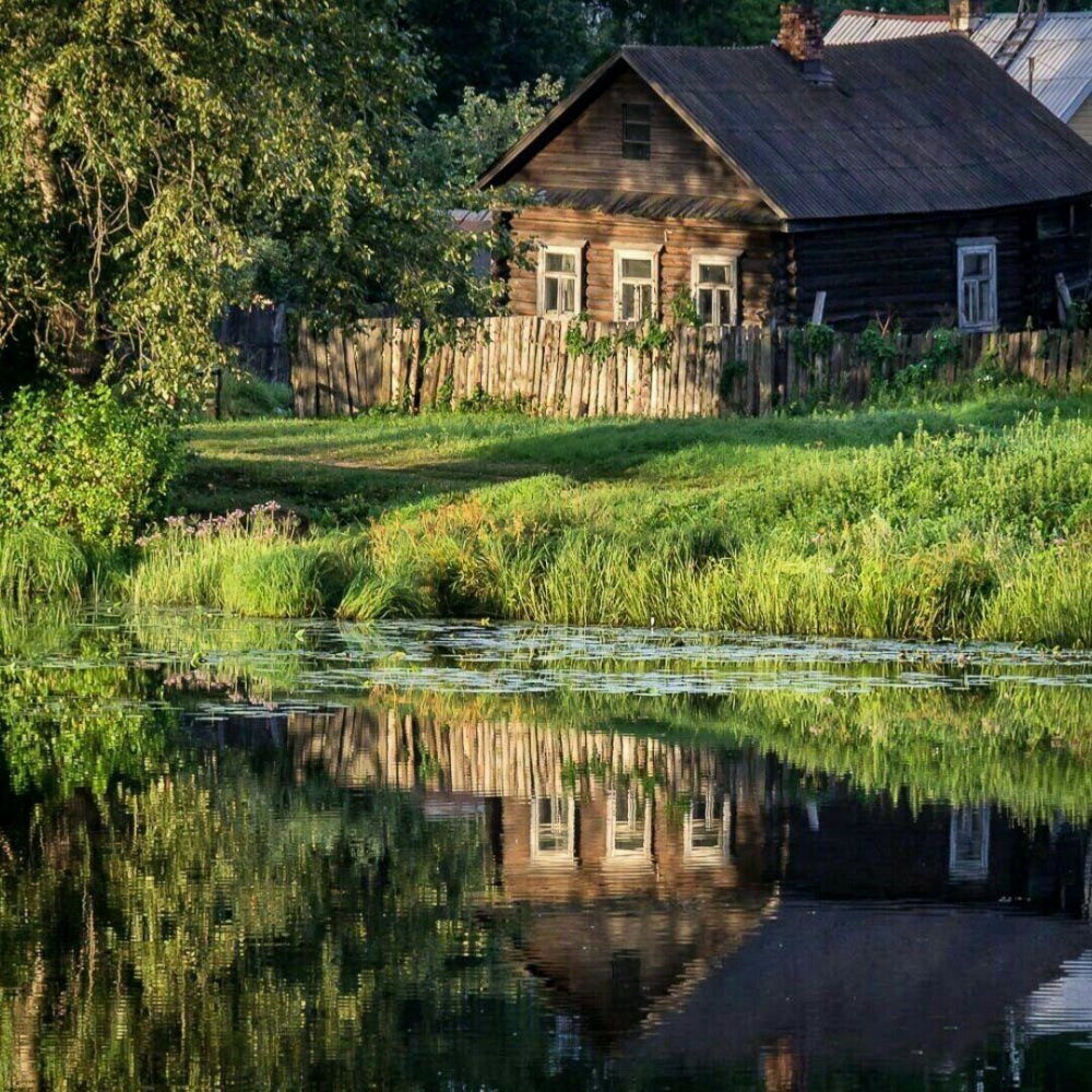 Весна в деревне