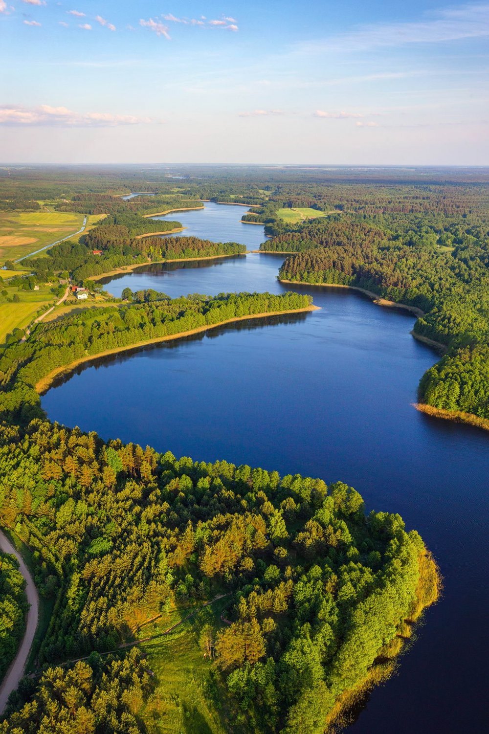 Озерцо река Белоруссия