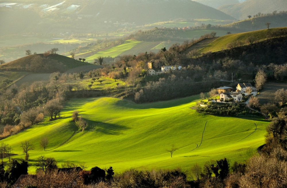 Холмы Тосканы Италия