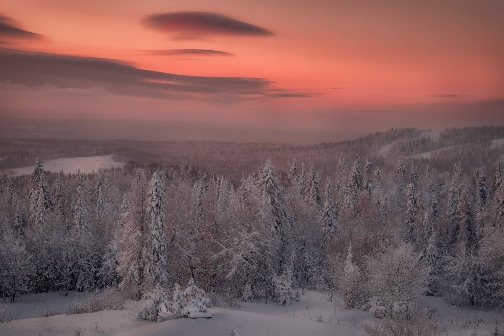 Белая гора Пермский край рассвет