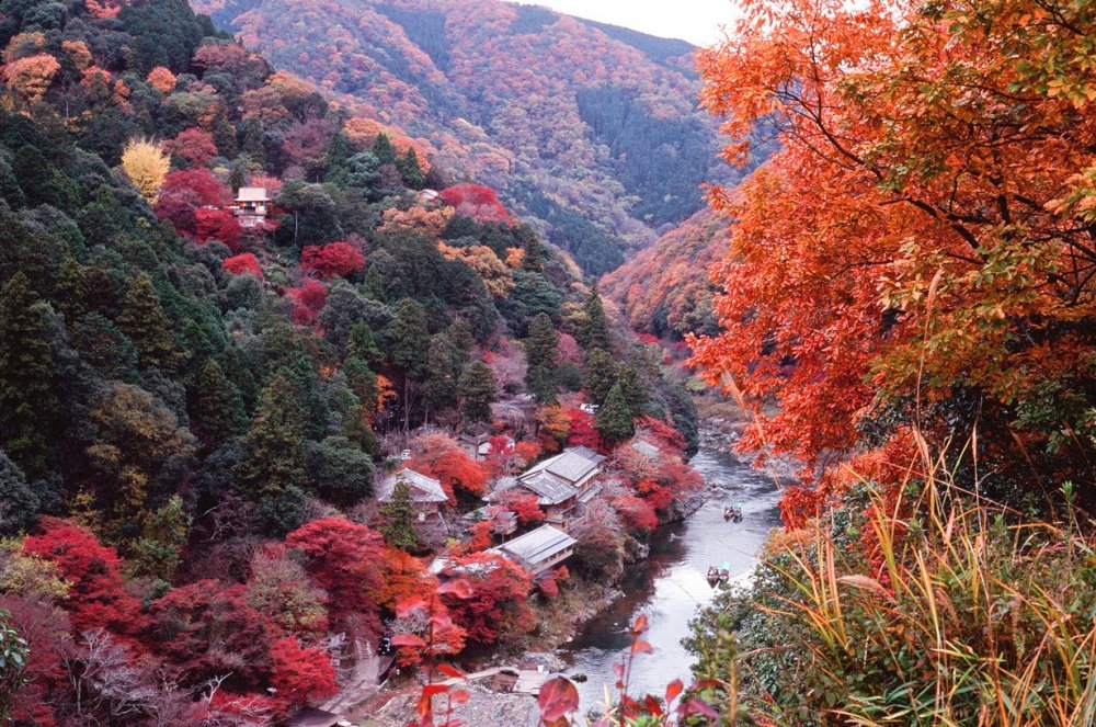 Киото Япония осень