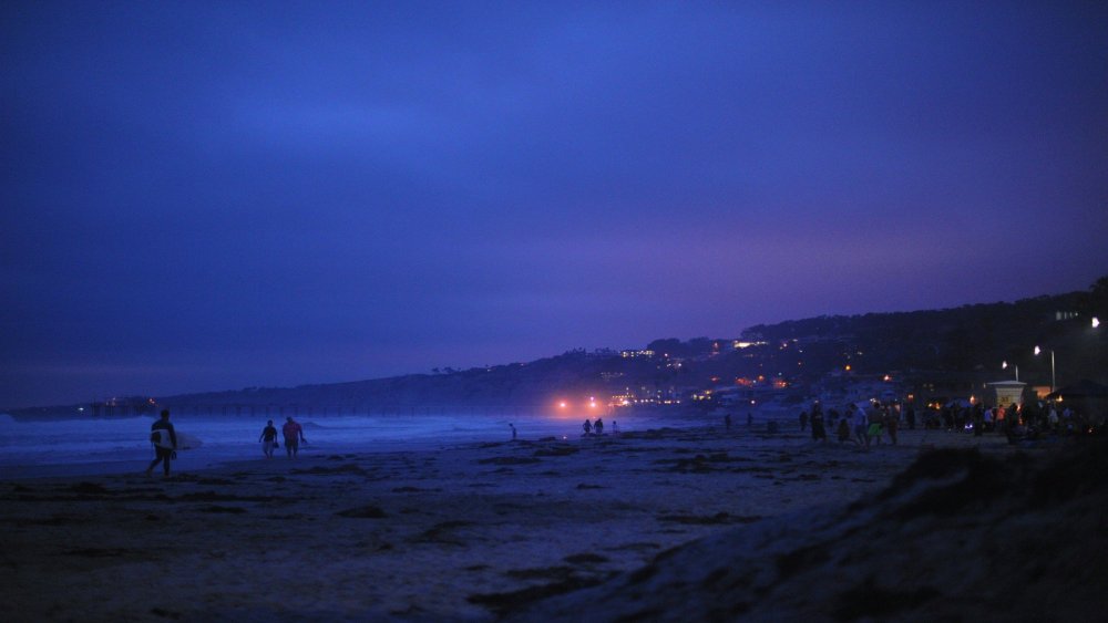 Панорама ночь пляж