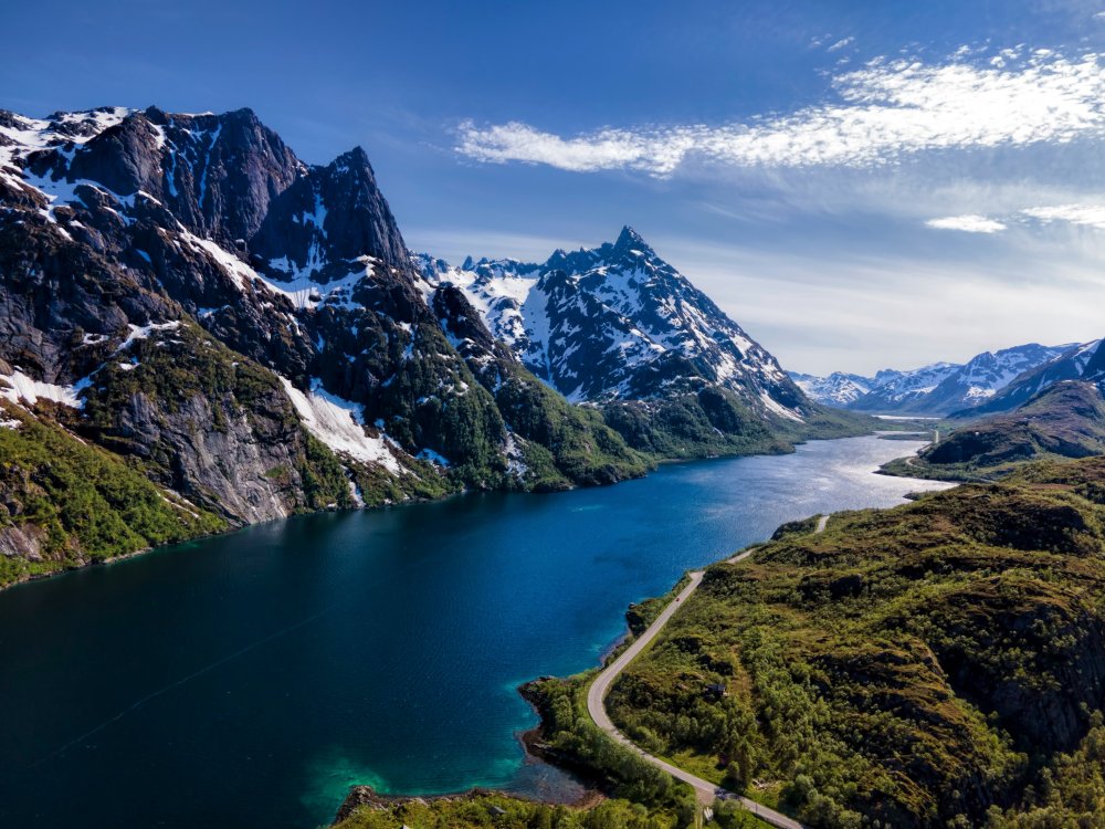 Норвегия природа Лофотенские острова