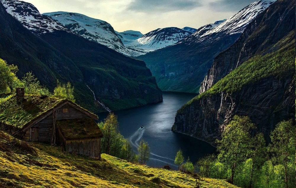 Норвегия природа фьорды
