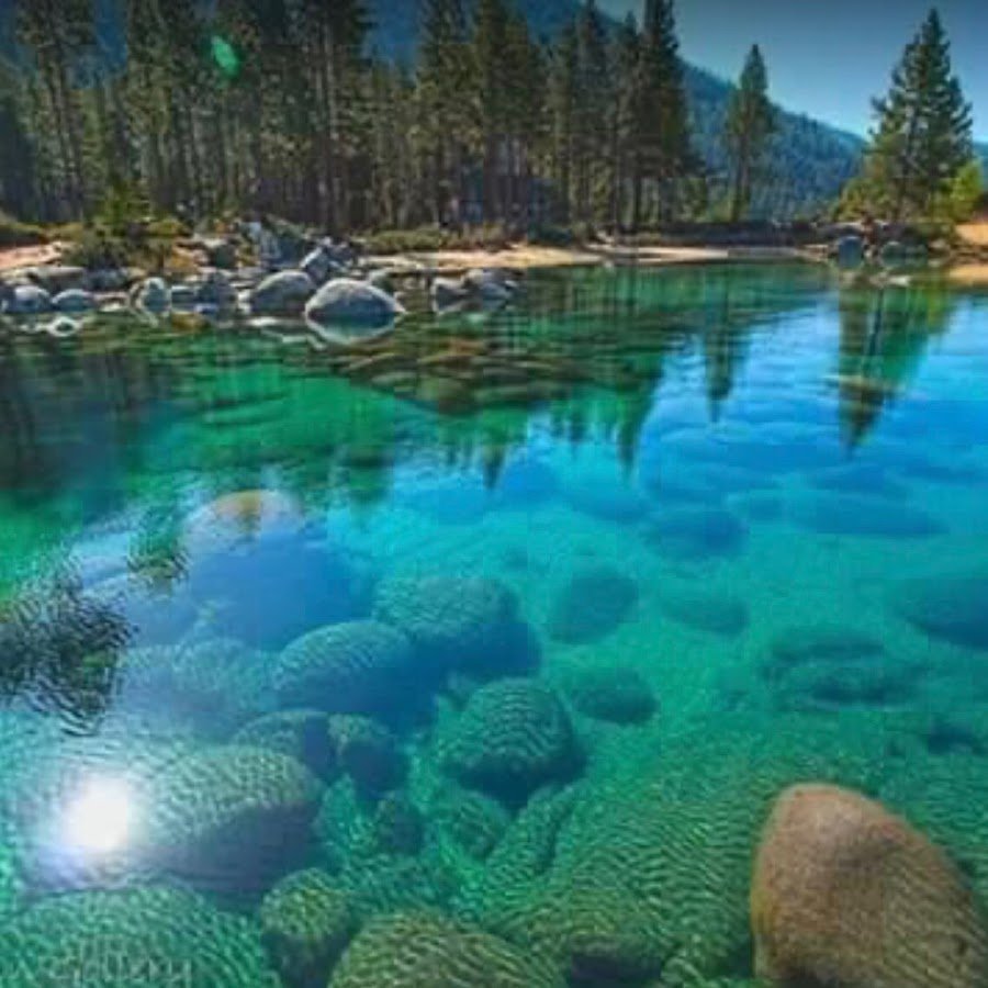Пресноводное озеро Флатхед в штате Монтана (США)