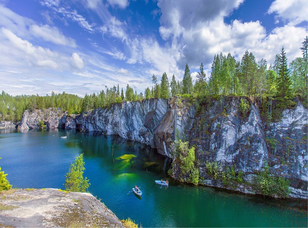 Поселок лето Карелия