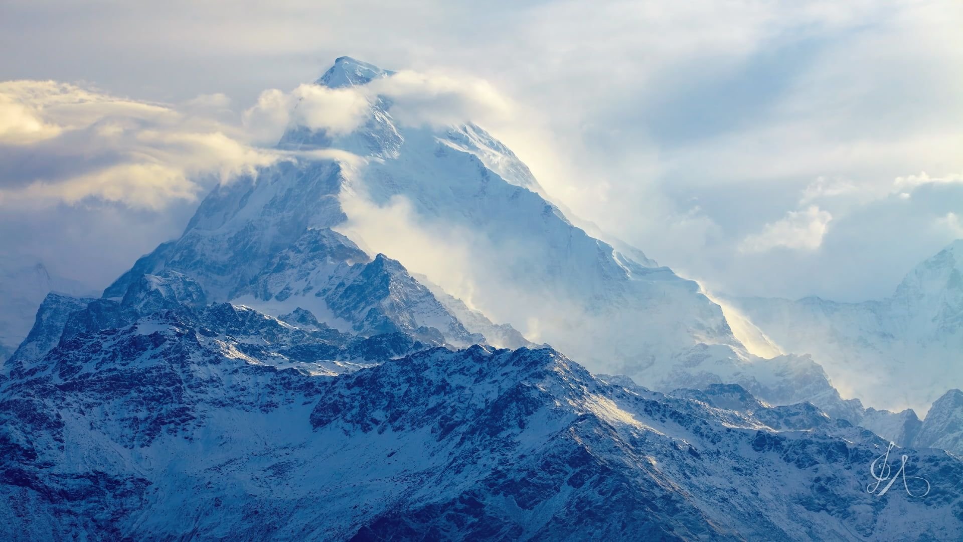 Картина гора Everest