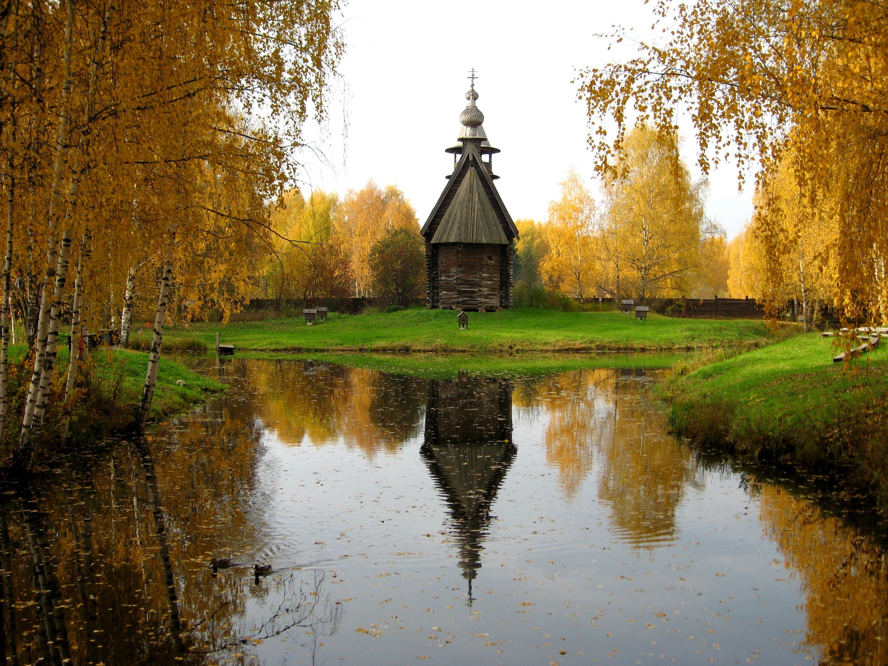 Кострома осенью церкви