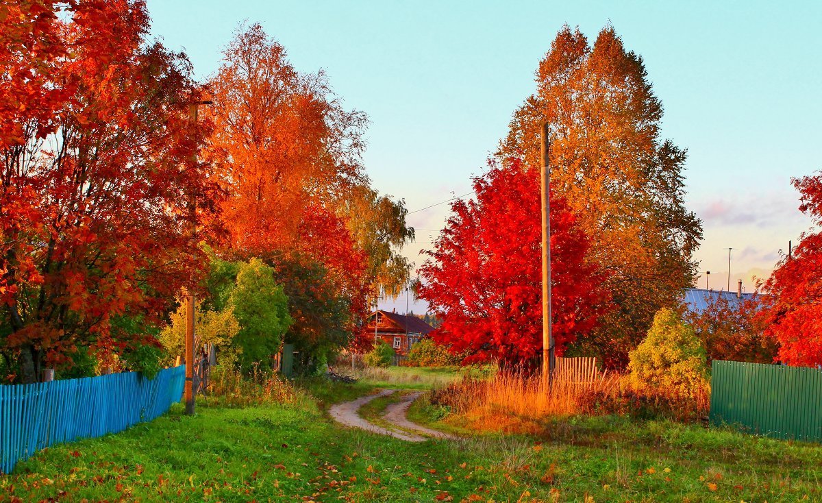 Осень в деревне