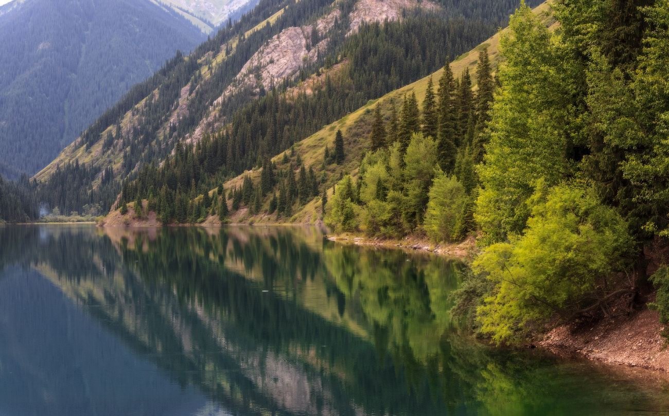 Озеро Кольсай фото девушка