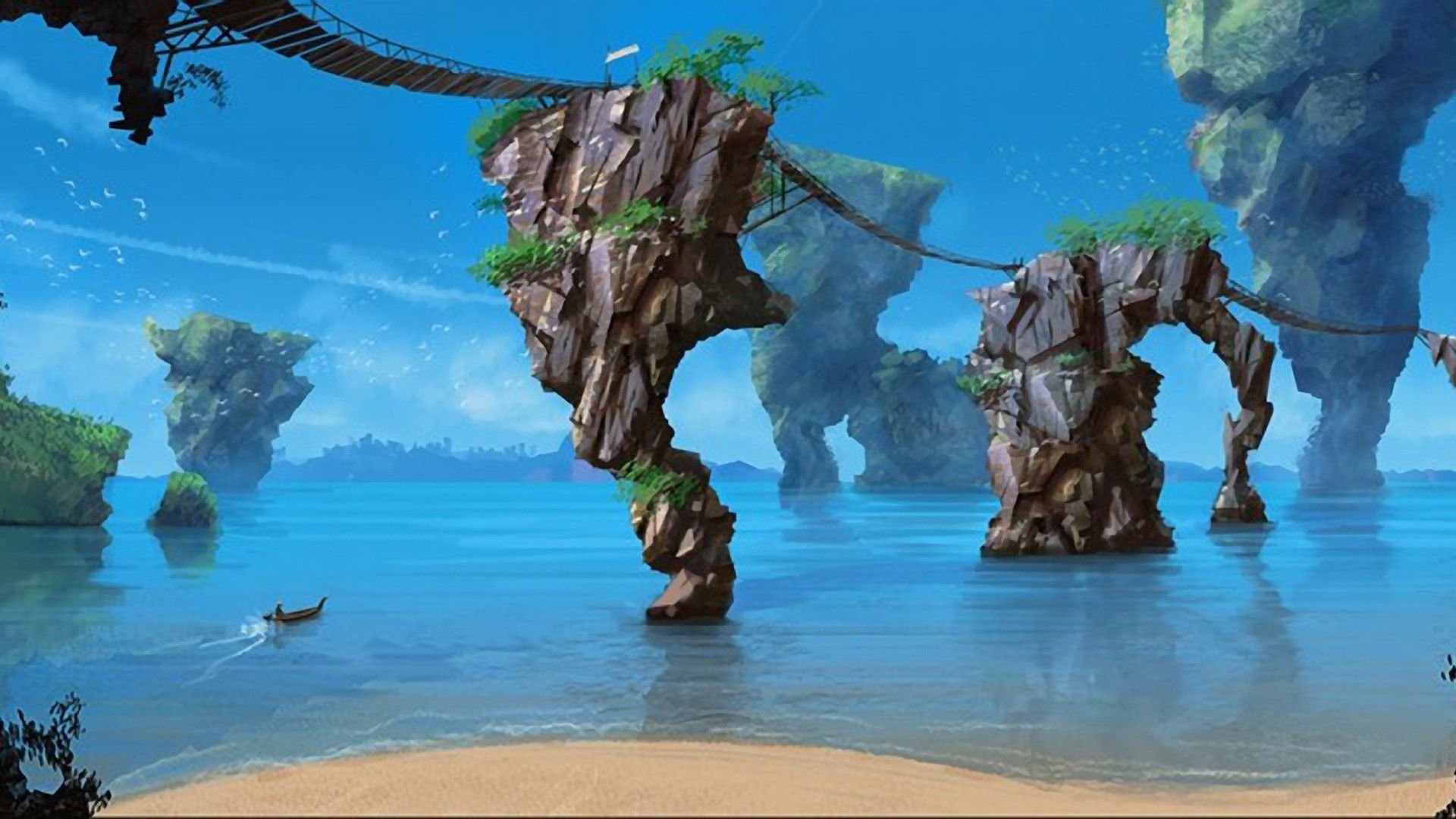 острова из аватара