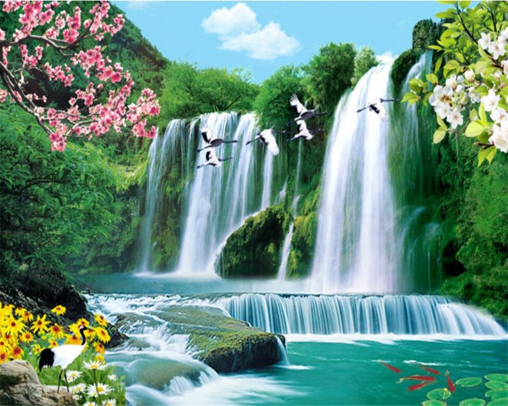 Фотообои на валберис водопады