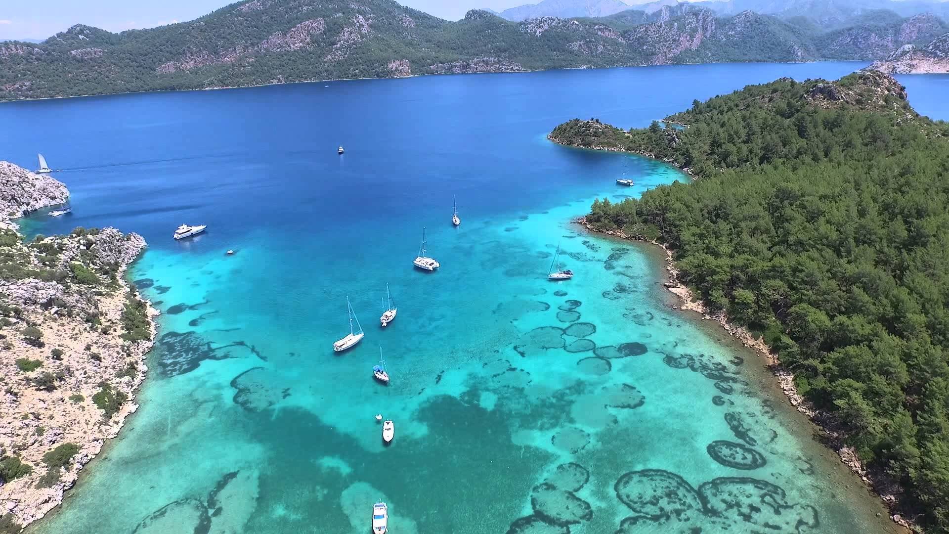 Эгейское море осень Турция