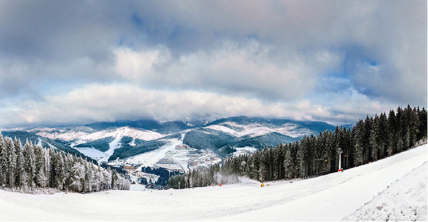 Горы Карпаты панорама