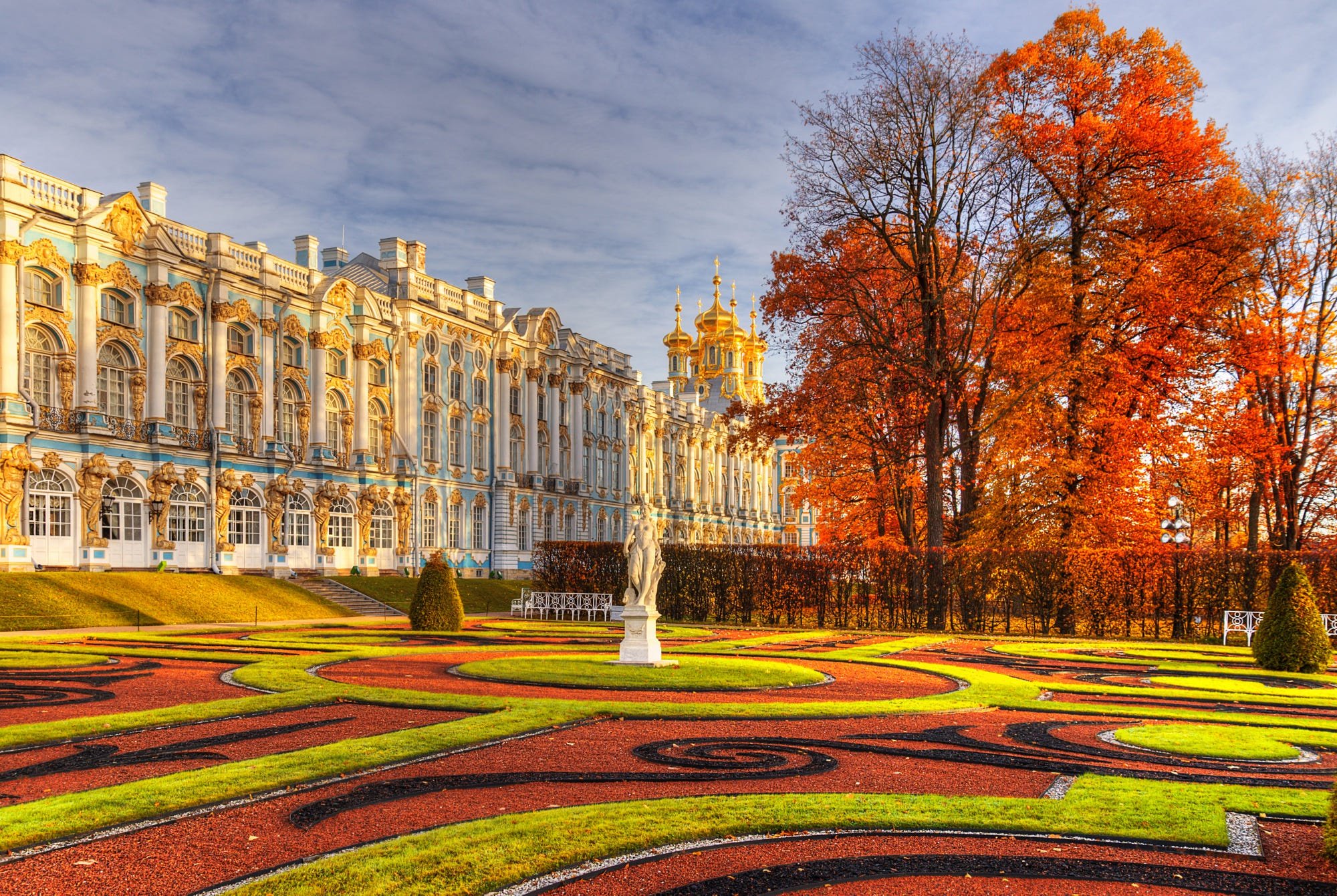 Царское село парк осенью