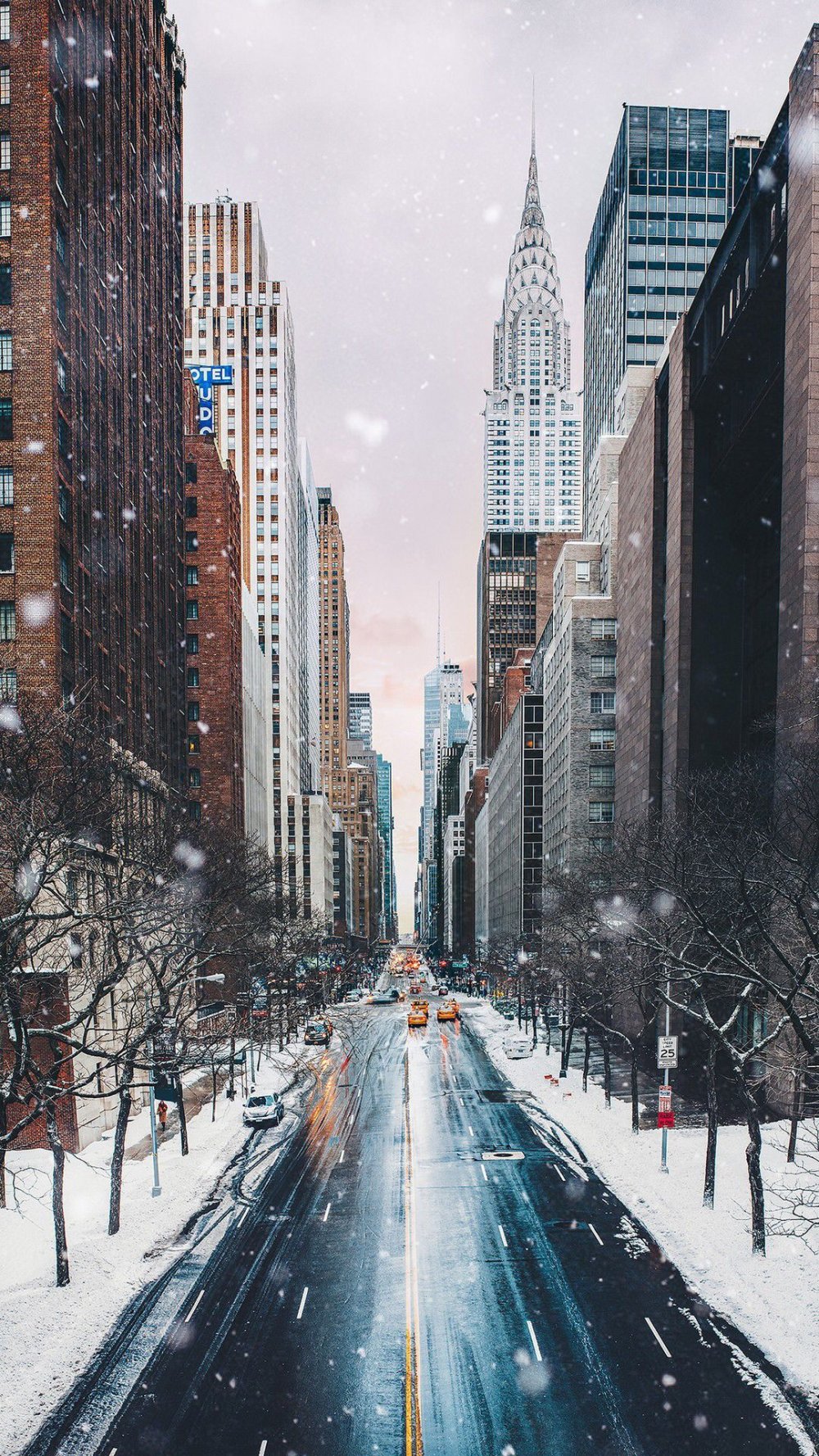 Зима в Нью-Йорке