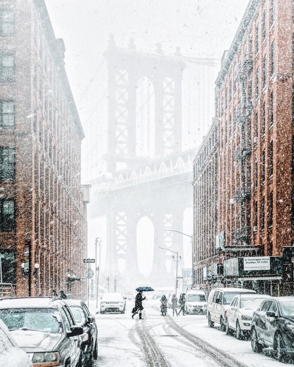 Роберт Генри снег в Нью-Йорке