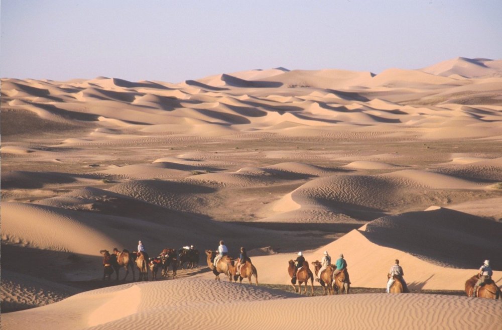 Природа пустыни Гоби Монголия