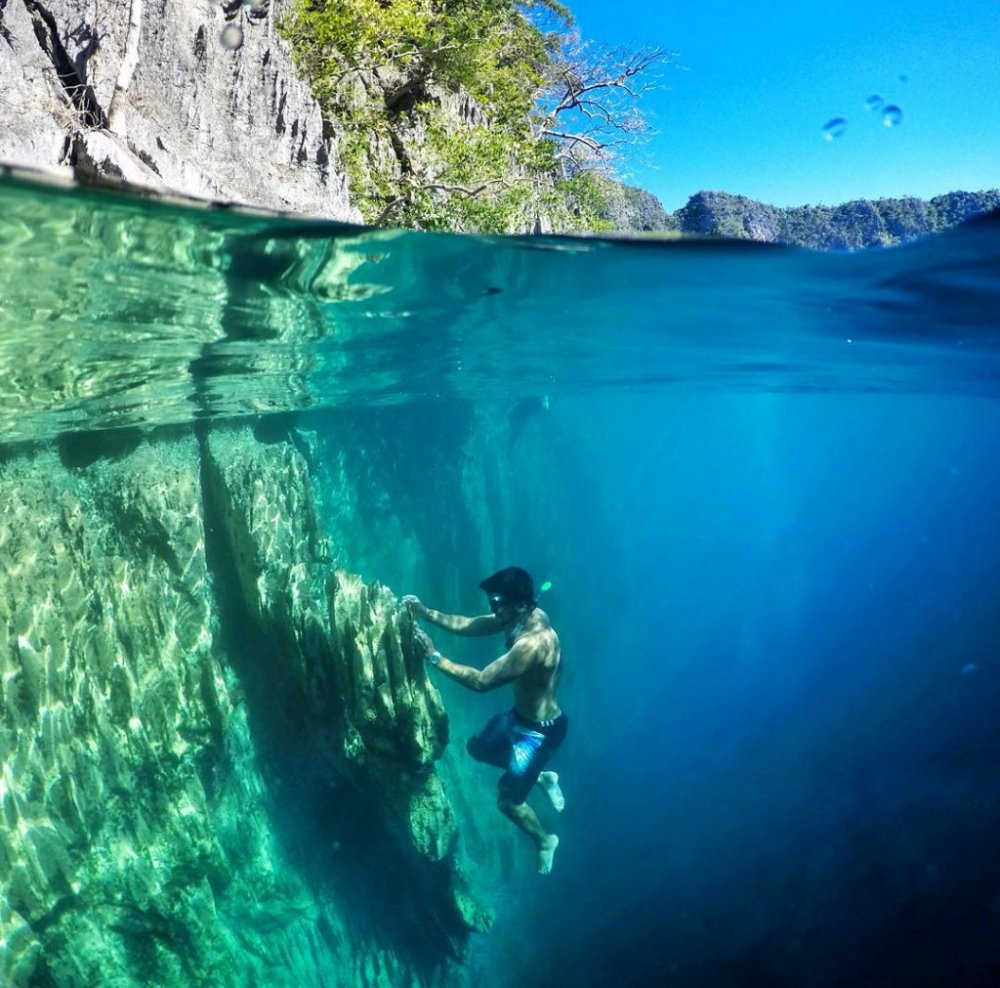 Остров Палаван прозрачная вода