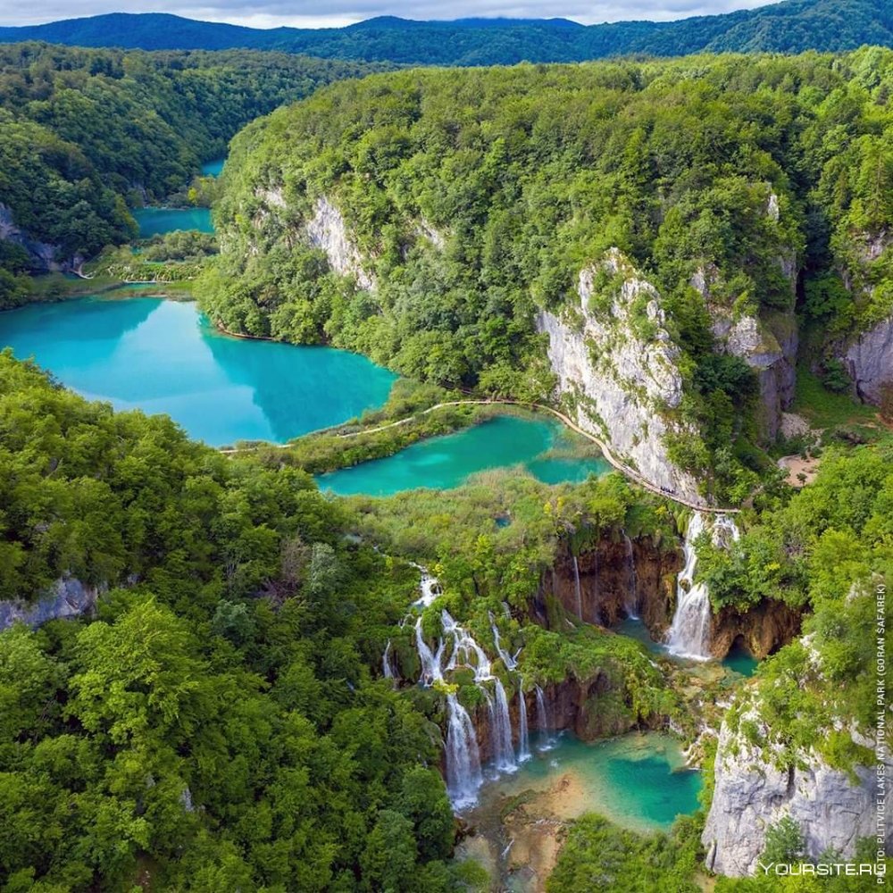 Водопады Хорватии Плитвицкие