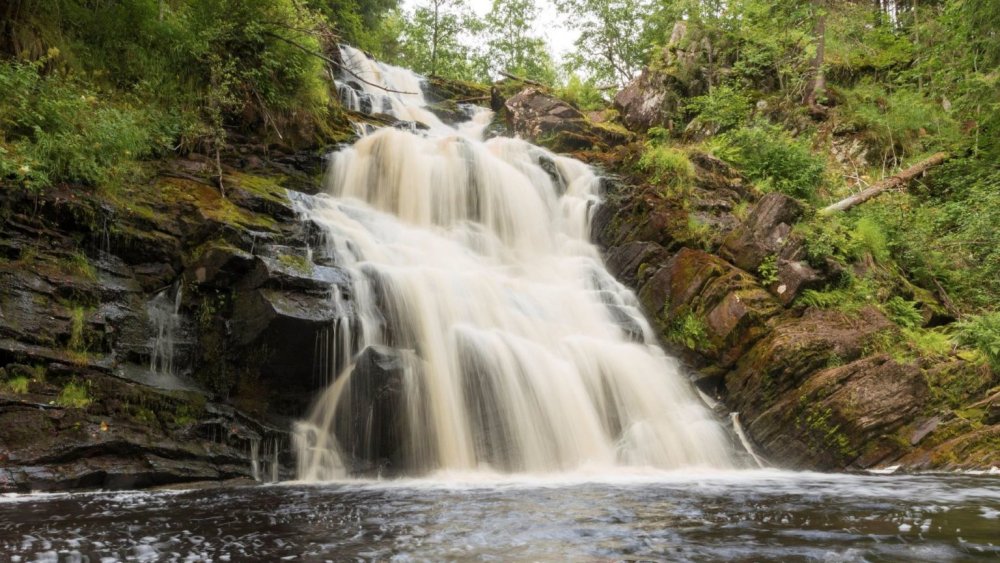 Юканкоски водопад Карелия