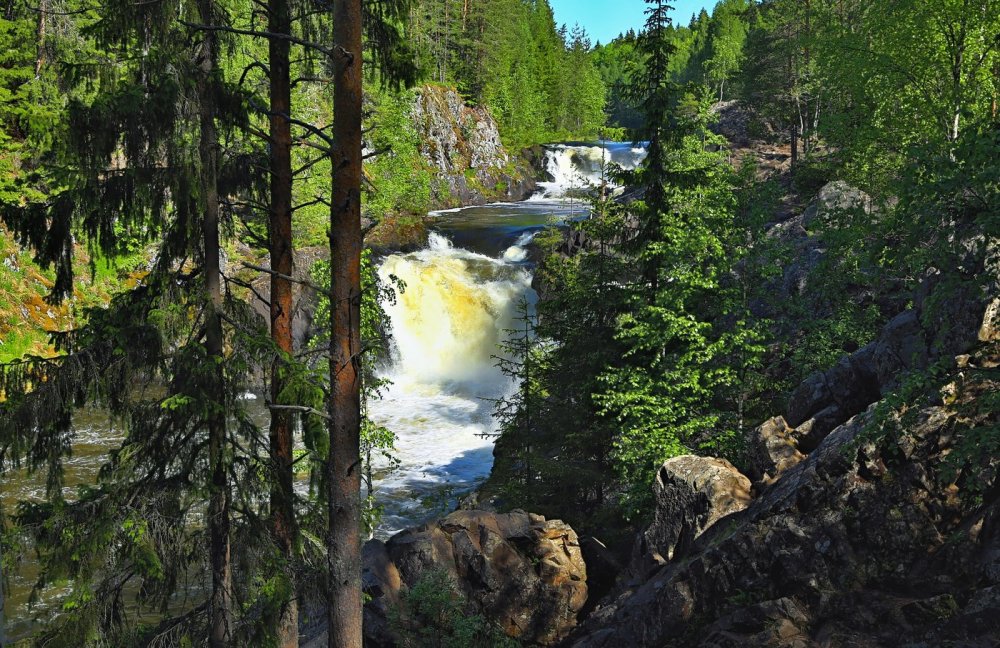 Петрозаводск водопад Кивач