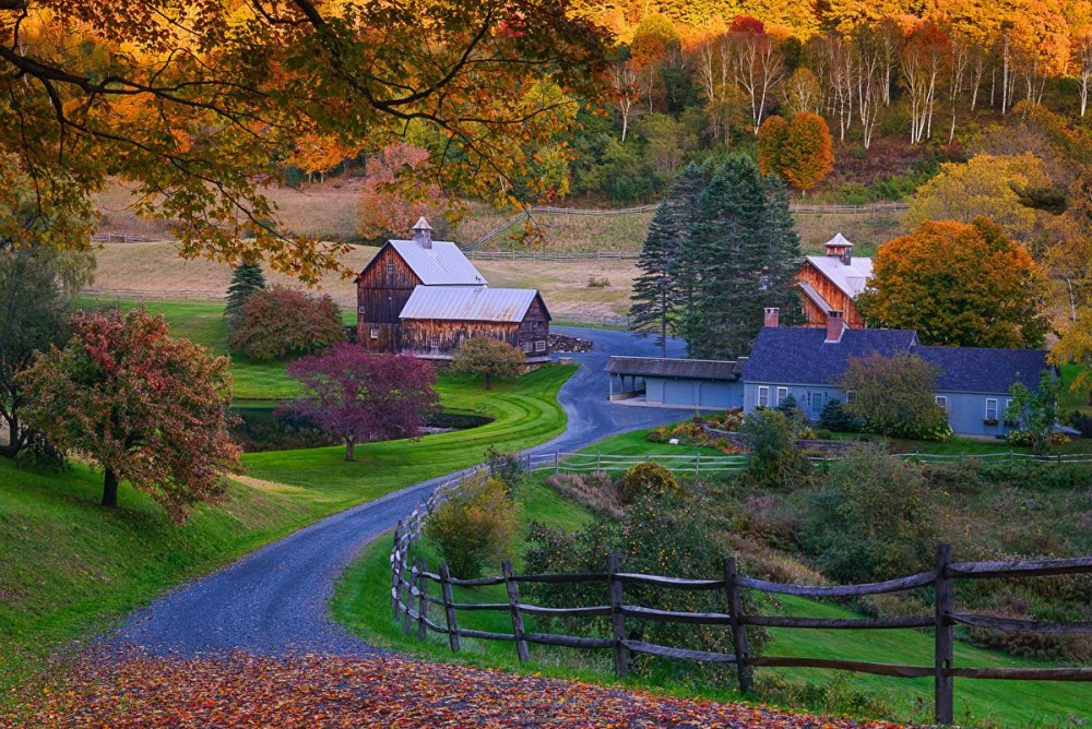Вермонт штат США природа