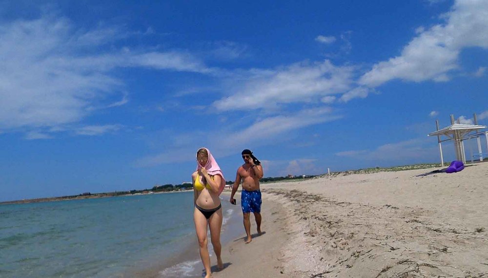 Крымский Оленевка пляж Майами