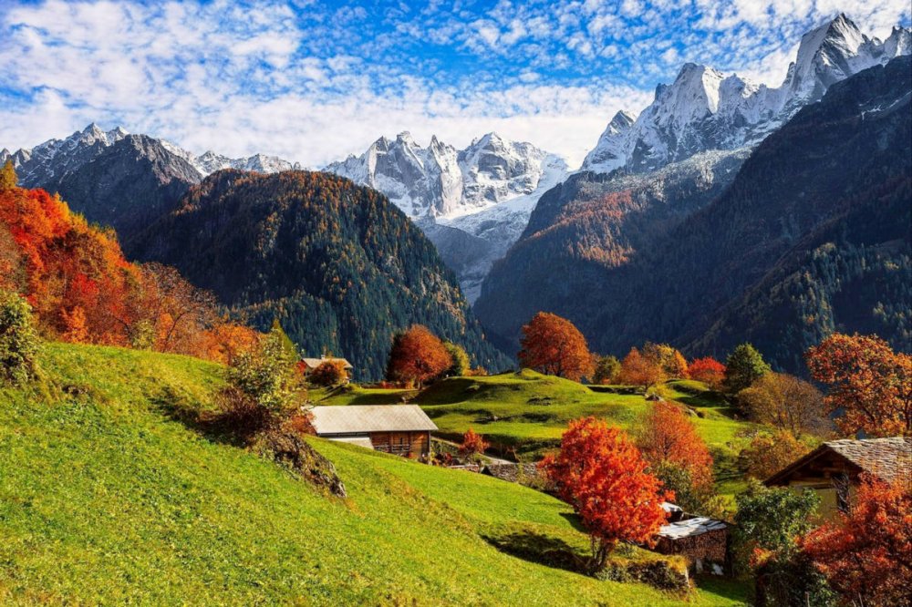Долина кандер, Швейцария. Осень