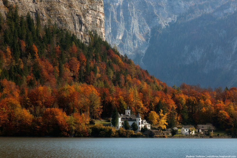 Осенний Гальштат Австрия