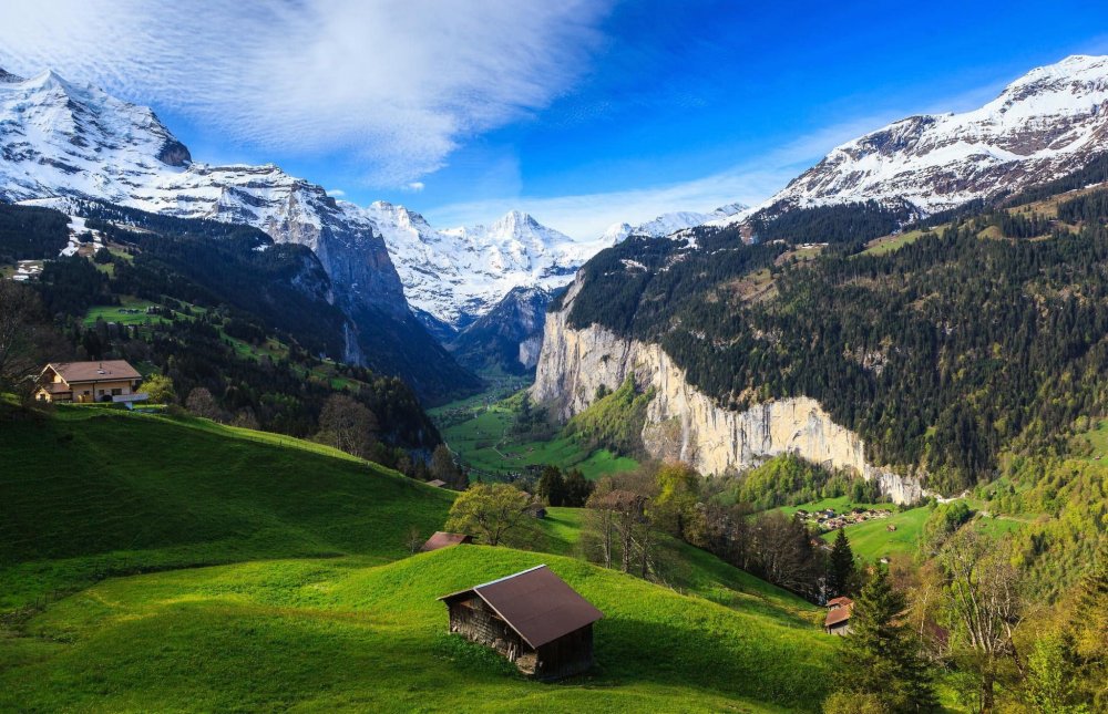 Долина грёз 💚 Лаутербруннен, Швейцария
