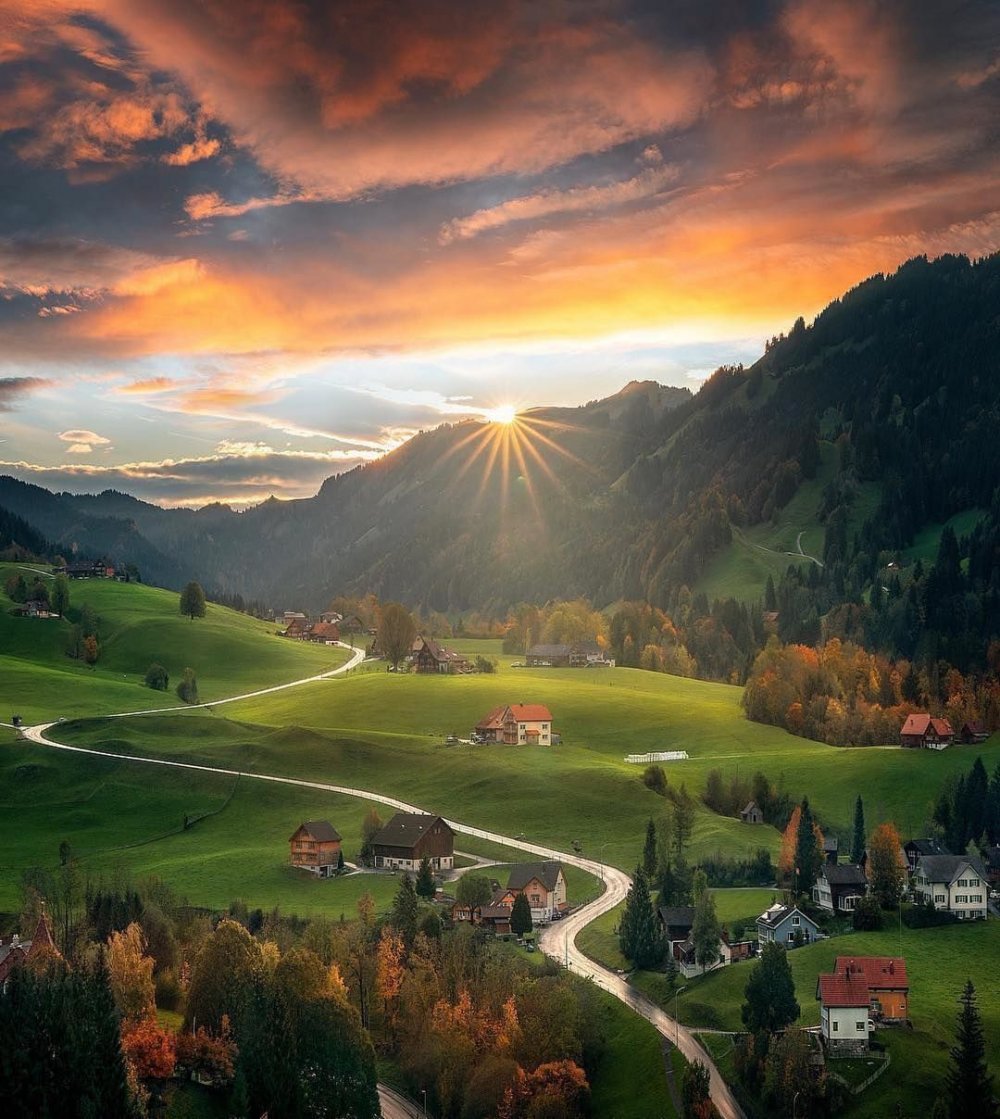 Switzerland, природа, пейзажи, Швейц