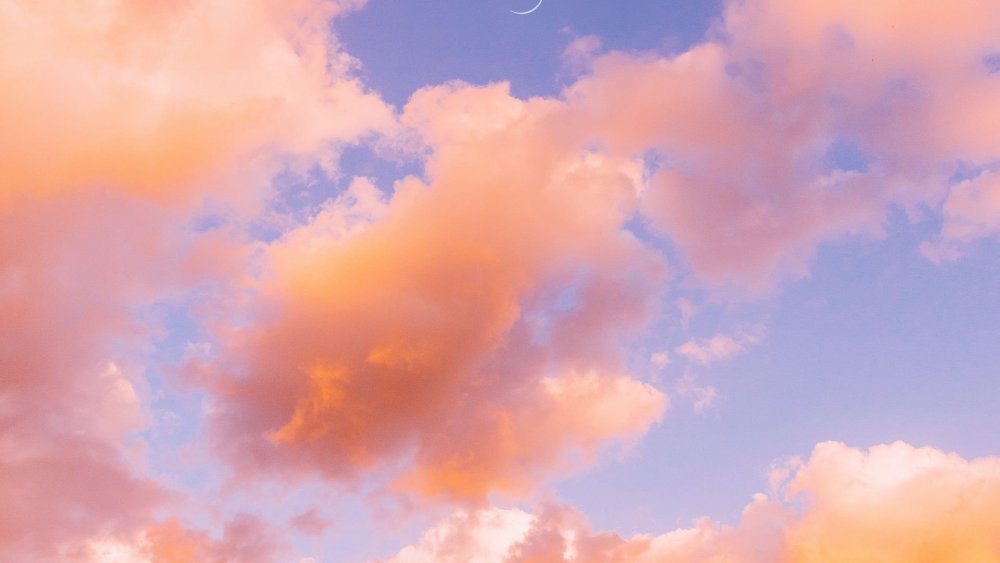 Персиковое небо