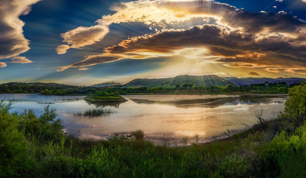 Пейзаж равнины Швейцария